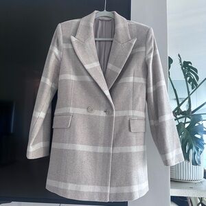 & Other Stories Beige Striped Blazer Sz 2 like new! Sandro MAJE Reis (Worn once)
